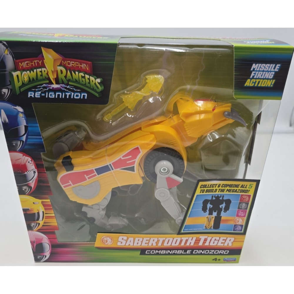Mighty Morphin Power Rangers Re-Ignition Combinable Dinozord Sabertooth Tiger